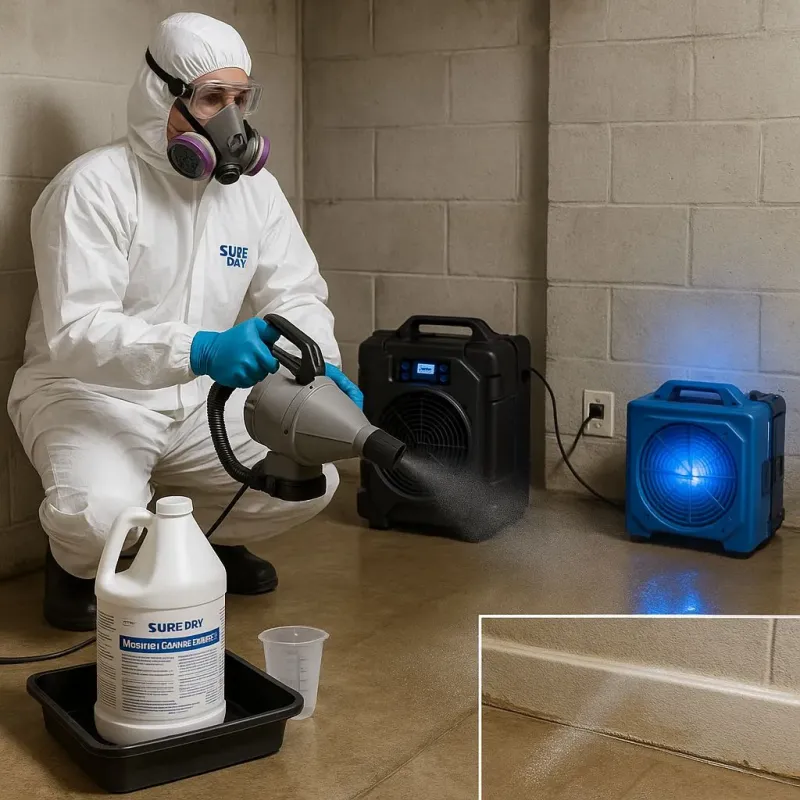 Sanitization and Odor Removal process in Fort Lee, VA